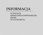 Informacja o sytuacji społeczno-gospodarczej kraju w lutym 2017 r. Foto