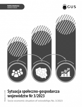 Okładka publikacji Sytuacja społeczno-gospodarcza województw Nr 3/2023