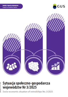 Sytuacja społeczno-gospodarcza województw Nr 3/2025 okładka