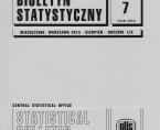 Biuletyn Statystyczny nr 7/2015 Foto
