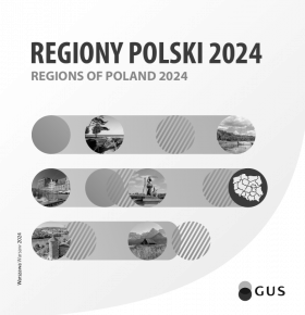 Okładka publikacji &quot;Regiony Polski 2024&quot;