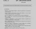 Statistics in Transition new series nr 1/2024 Foto