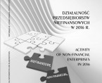 Działalność przedsiębiorstw niefinansowych w 2016 r. Foto