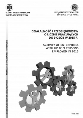 Działalność przedsiębiorstw o liczbie pracujących do 9 osób w 2015 r.