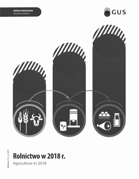 Okładka publikacji Rolnictwo w 2018 roku