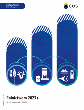 Okładka publikacji &quot;Rolnictwo w 2023 roku&quot;