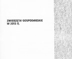 Zwierzęta gospodarskie w 2013 r. Foto