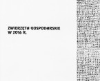 Zwierzęta gospodarskie w 2016 roku Foto