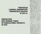 Produkcja i handel zagraniczny produktami rolnymi w 2014 r. Foto