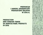 Produkcja i handel zagraniczny produktami rolnymi w 2016 r. Foto
