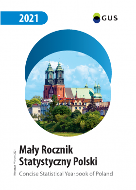 Okładka publikacji: Mały Rocznik Statystyczny Polski 2021