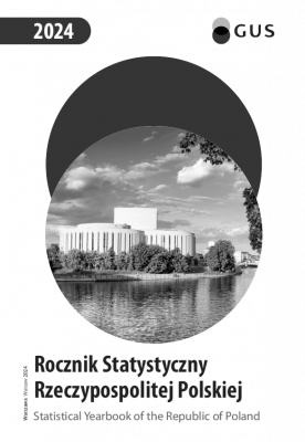 Okładka publikacji &quot;Rocznik Statystyczny Rzeczypospolitej Polskiej 2024&quot;