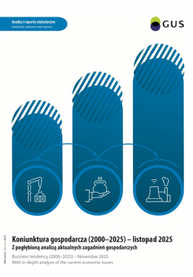 Koniunktura gospodarcza (2000–2025) - listopad 2025. Okładka publikacji