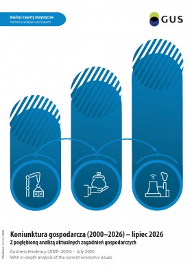 Okładka publikacji "Koniunktura gospodarcza (2000–2026) - lipiec 2026"