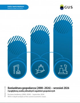 Okładka publikacji Koniunktura gospodarcza (2000-2026) - wrzesień 2026