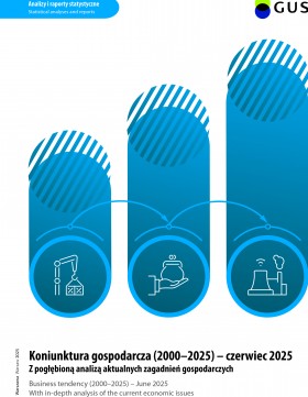 Okładka publikacji &quot;Koniunktura gospodarcza (2000–2025) - czerwiec 2025&quot;