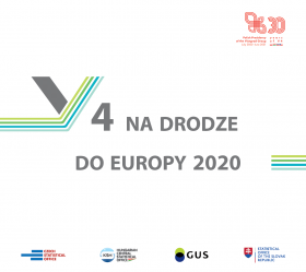 Okładka publikacji: V4 na drodze do Europy 2020