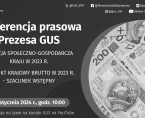 31 stycznia br. konferencja prasowa Prezesa GUS podsumowująca 2023 rok. Foto
