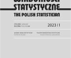 Wiadomości Statystyczne. The Polish Statistician nr 1/2023 Foto