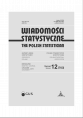 Wiadomości Statystyczne nr 12/2019 (703) Foto