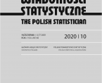 Wiadomości Statystyczne. The Polish Statistician, nr 10/2020 Foto