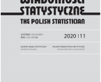 Wiadomości Statystyczne. The Polish Statistician, nr 11/2020 Foto