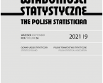 Wiadomości Statystyczne. The Polish Statistician nr 9/2021 Foto
