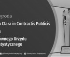 Nagroda Lux Clara in Contractis Publicis dla GUS w kategorii Zamawiający upowszechniający zrównoważone zamówienia publiczne Foto