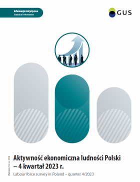 Cover of Labour force survey in Poland – quarter 4/2023 publication
